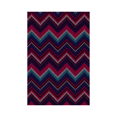 Chevron Knit Rug
