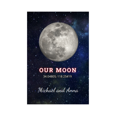 Personalized Moon Phase Rug