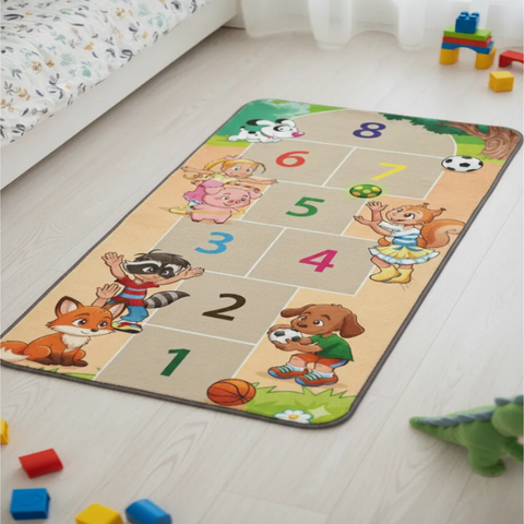 Hopscotch Game Rug