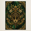 Abundance Crest Plutus Vibe fleece blanket mockup view 1