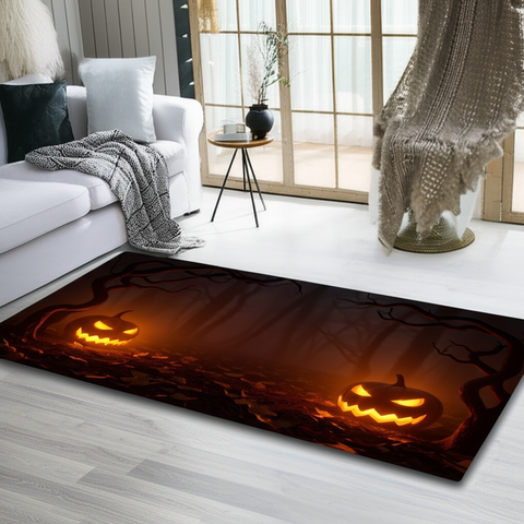 Spooky Pumpkin Rug