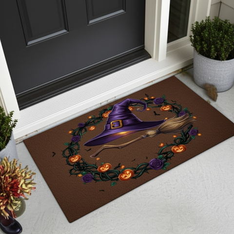 Halloween Witch Doormat