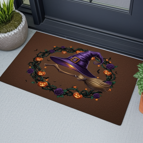 Halloween Witch Doormat
