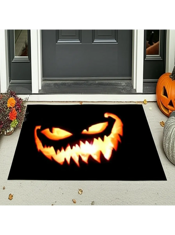 Pumpkin Scary Doormat
