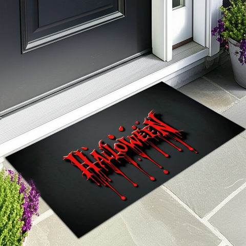 Halloween Drip Doormat
