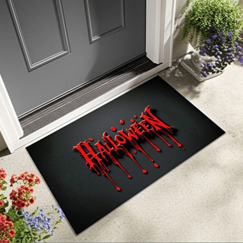 Halloween Drip Doormat