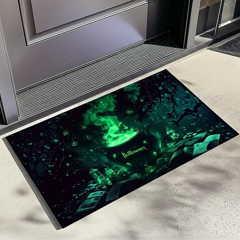 Halloween Cauldron Doormat