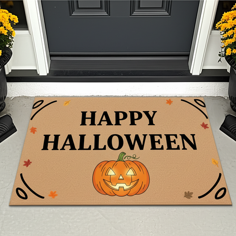 Halloween Pumpkin Doormat
