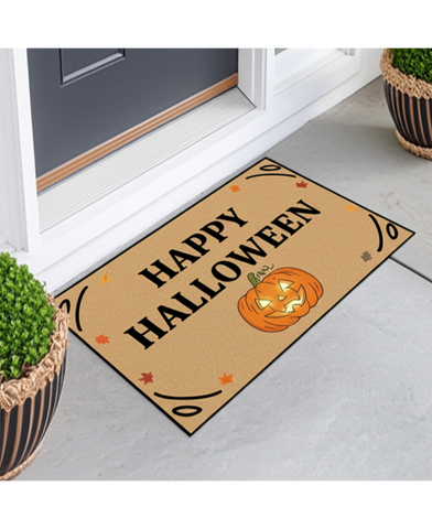 Halloween Pumpkin Doormat