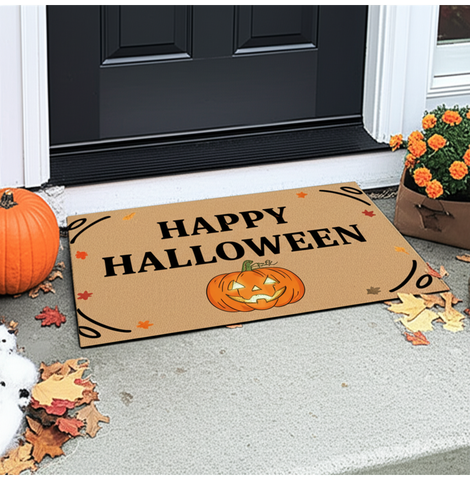 Halloween Pumpkin Doormat