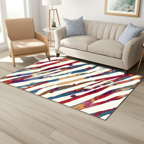 Abstract Painted Stripes