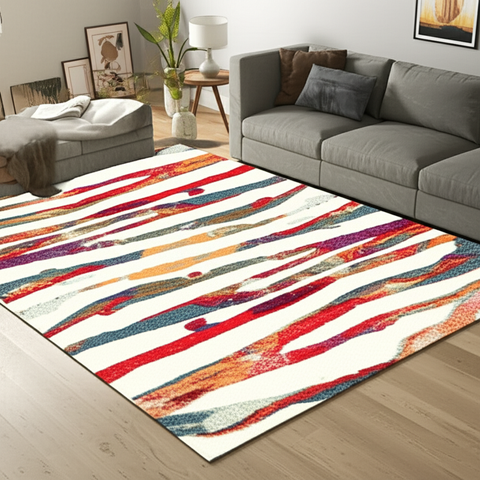 Abstract Painted Stripes