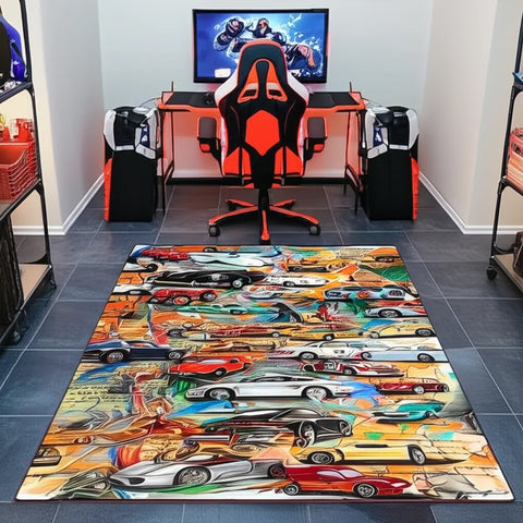 Classic Cars Rug
