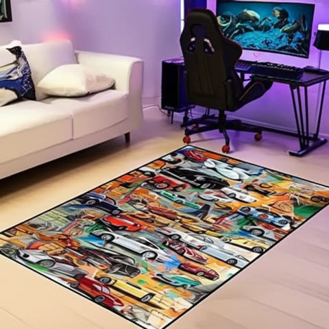 Classic Cars Rug