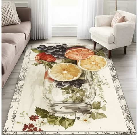 Fruity Still Life Rug