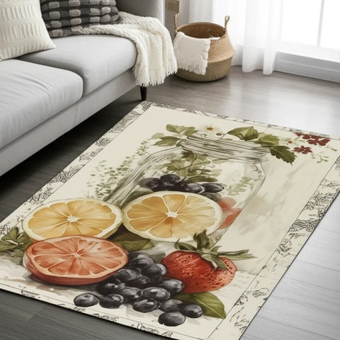 Fruity Still Life Rug