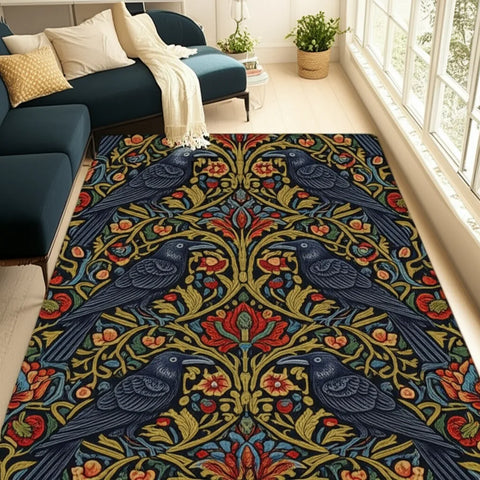 Gothic Crow Rug