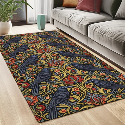 Gothic Crow Rug