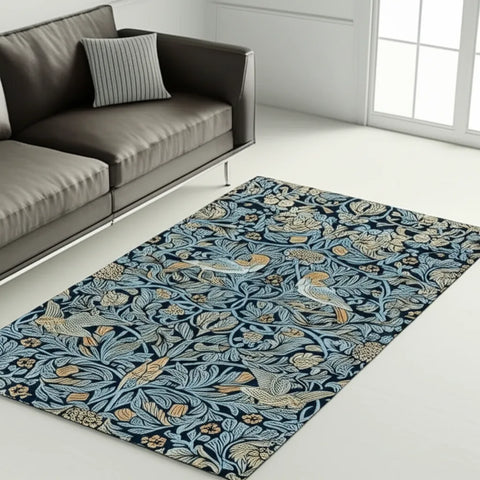 Floral Bird Rug