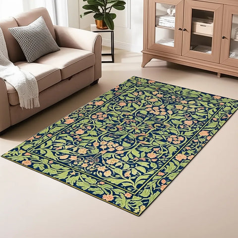 Vintage Floral Rug
