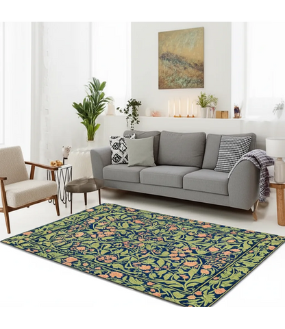 Vintage Floral Rug