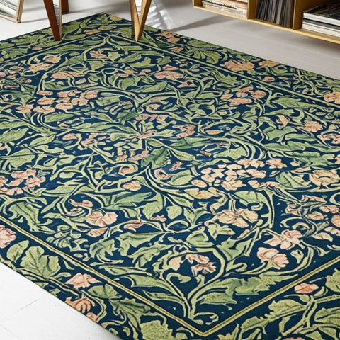 Vintage Floral Rug