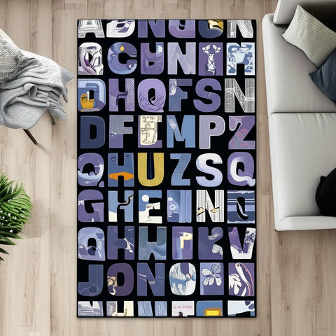 Alphabet Rug Design