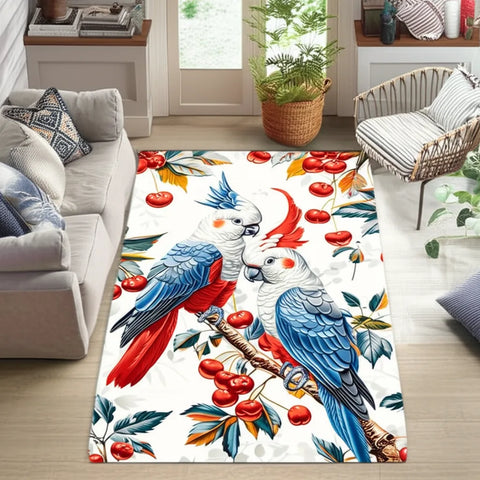 Cherry Parrot Rug