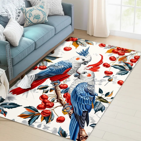 Cherry Parrot Rug
