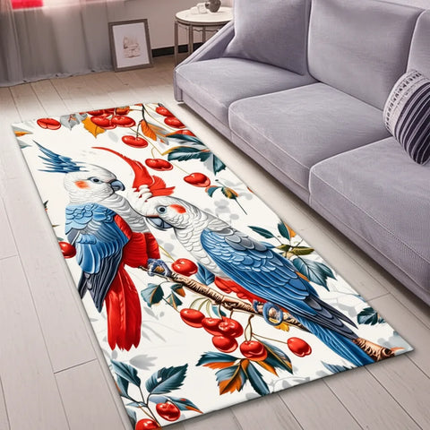 Cherry Parrot Rug