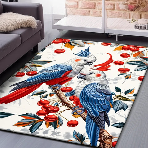 Cherry Parrot Rug