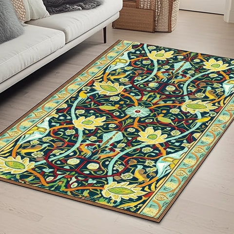Vintage Floral Rug