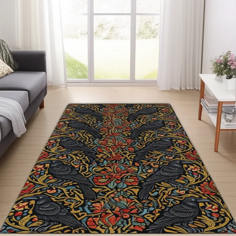 Raven Floral Rug