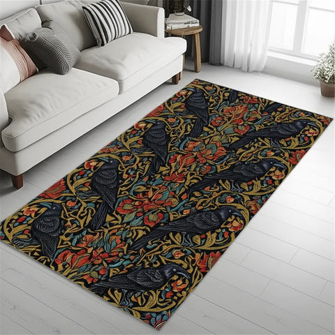 Raven Floral Rug