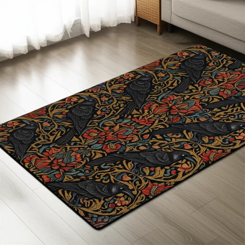 Raven Floral Rug