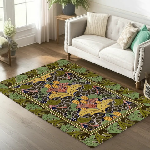 Vintage Floral Rug