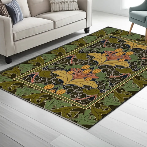 Vintage Floral Rug