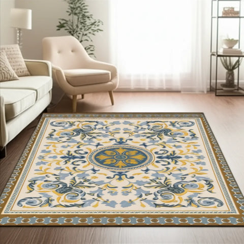 Floral Medallion Rug