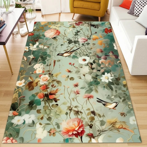 Vintage Floral Rug