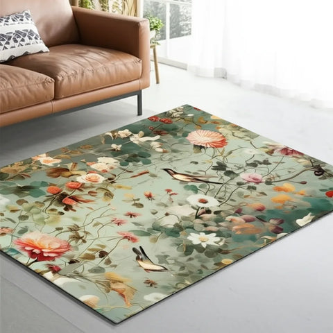 Vintage Floral Rug