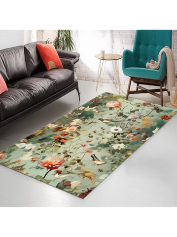 Vintage Floral Rug