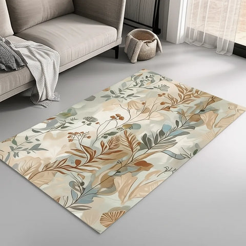 Neutral Botanical Rug