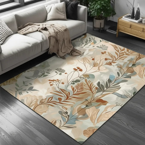 Neutral Botanical Rug
