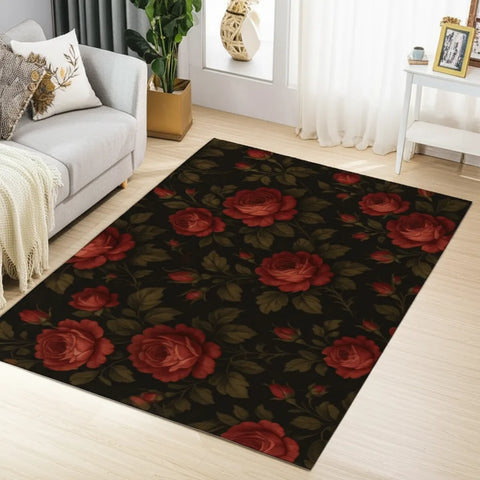 Vintage Floral Rug