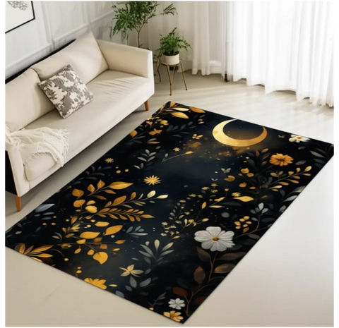 Floral Moon Rug