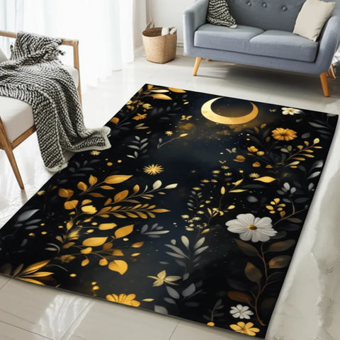 Floral Moon Rug