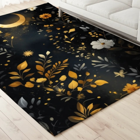 Floral Moon Rug