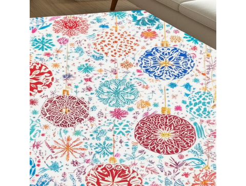 Holiday Ornament Rug