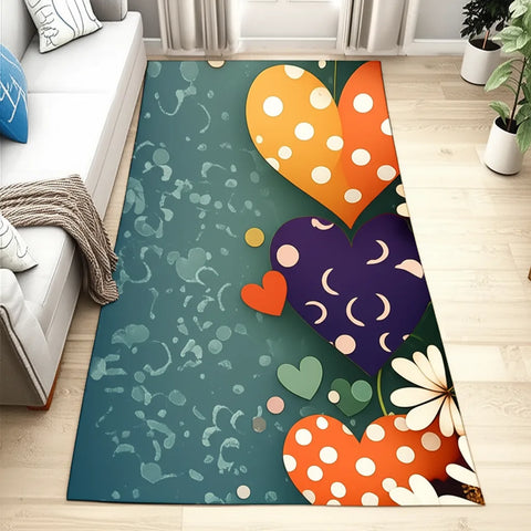 Heart Polka Dot Rug