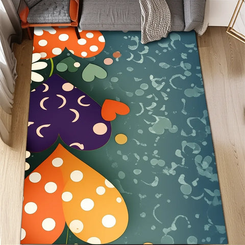 Heart Polka Dot Rug
